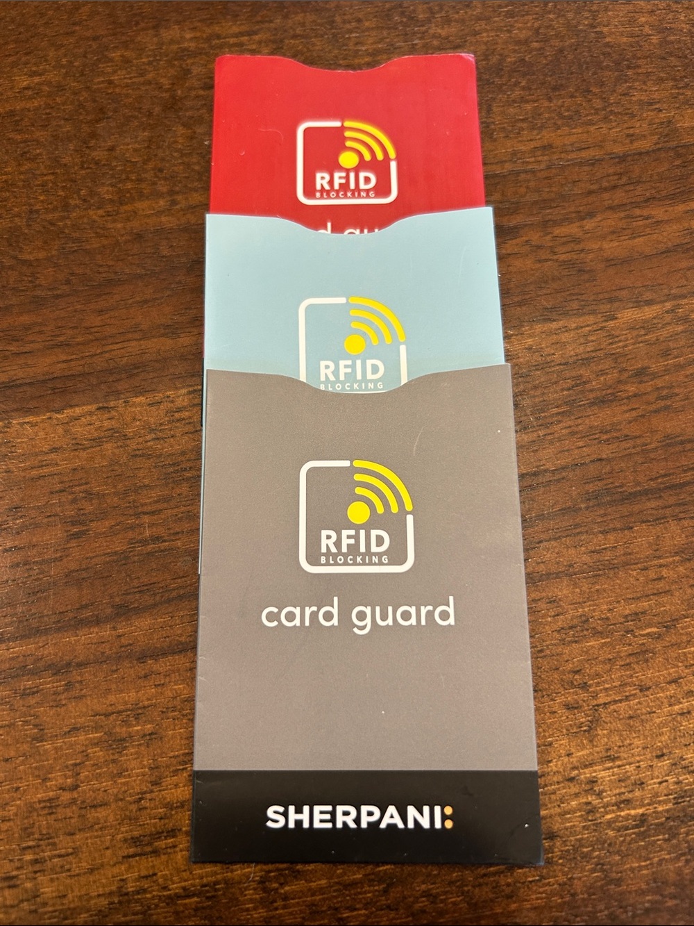 Sherpani RFID Blocking Credit Card Sleeve Set (3 sleeves)